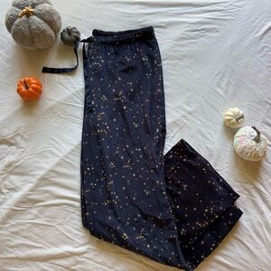 Stars Above Blue Pajama Pants with Yellow Stars